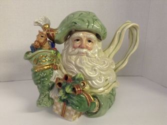 Fitz and Floyd Santa clause cookie jar