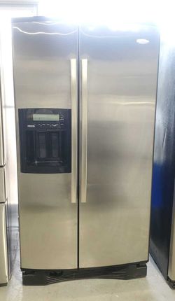 Whirlpool Side By Side Stainless Steel Refrigerator
