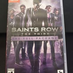 I’m asking$25for Saints Row: The Third - The Full Package for the Nintendo switch concert the original case no deliveries