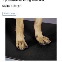 Dog  Table Mat   36-24 Inches 
