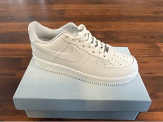 All white Air Force 1’s