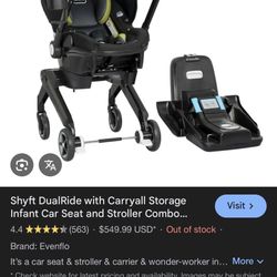 Evenflo Shift Dual Ride Used