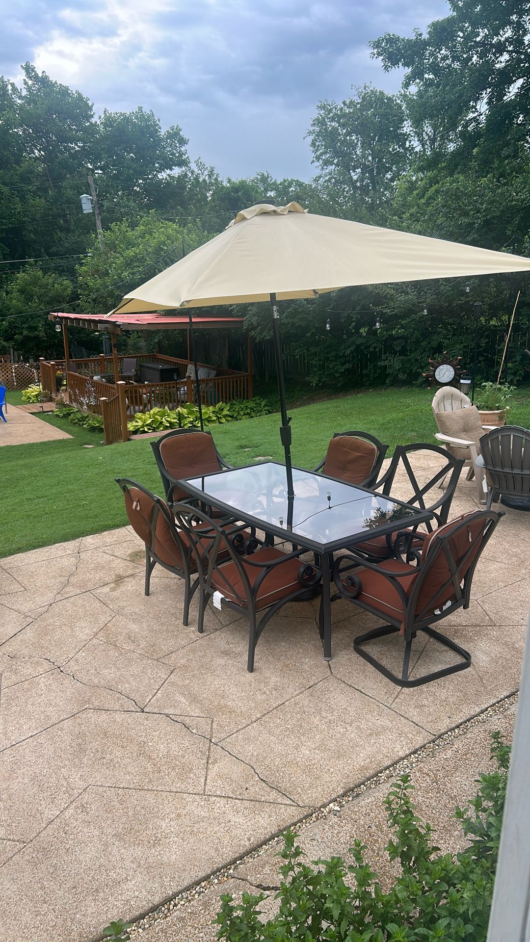 6 Piece Outdoor Patio Set