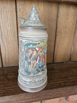 Antique Mid Century German Beer Stein