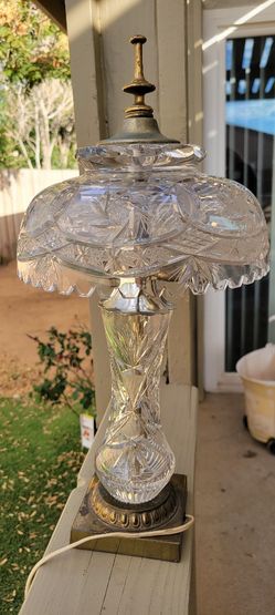 Vintage Crystal Lamp