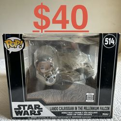 funko pop lando calrissian in the millennium falcon