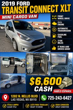 * 2019 FORD TRANSIT CONNECT XLT * 4 CYL*