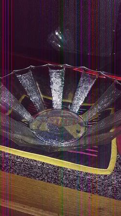 Vintage Glass Fruit Dish