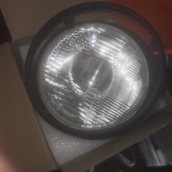 Harley Davidson Headlight And Bucket