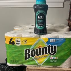 1 Bounty + 1 Downy Big Bottle 