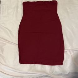 Burgundy Dress