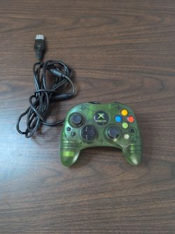 Xbox Controller S Translucent HALO Green
