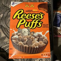 kaws Reese’s Puffs Cereal Box 