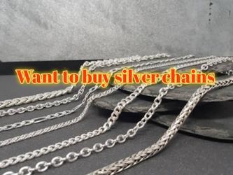 Want To Buy Silver Chains