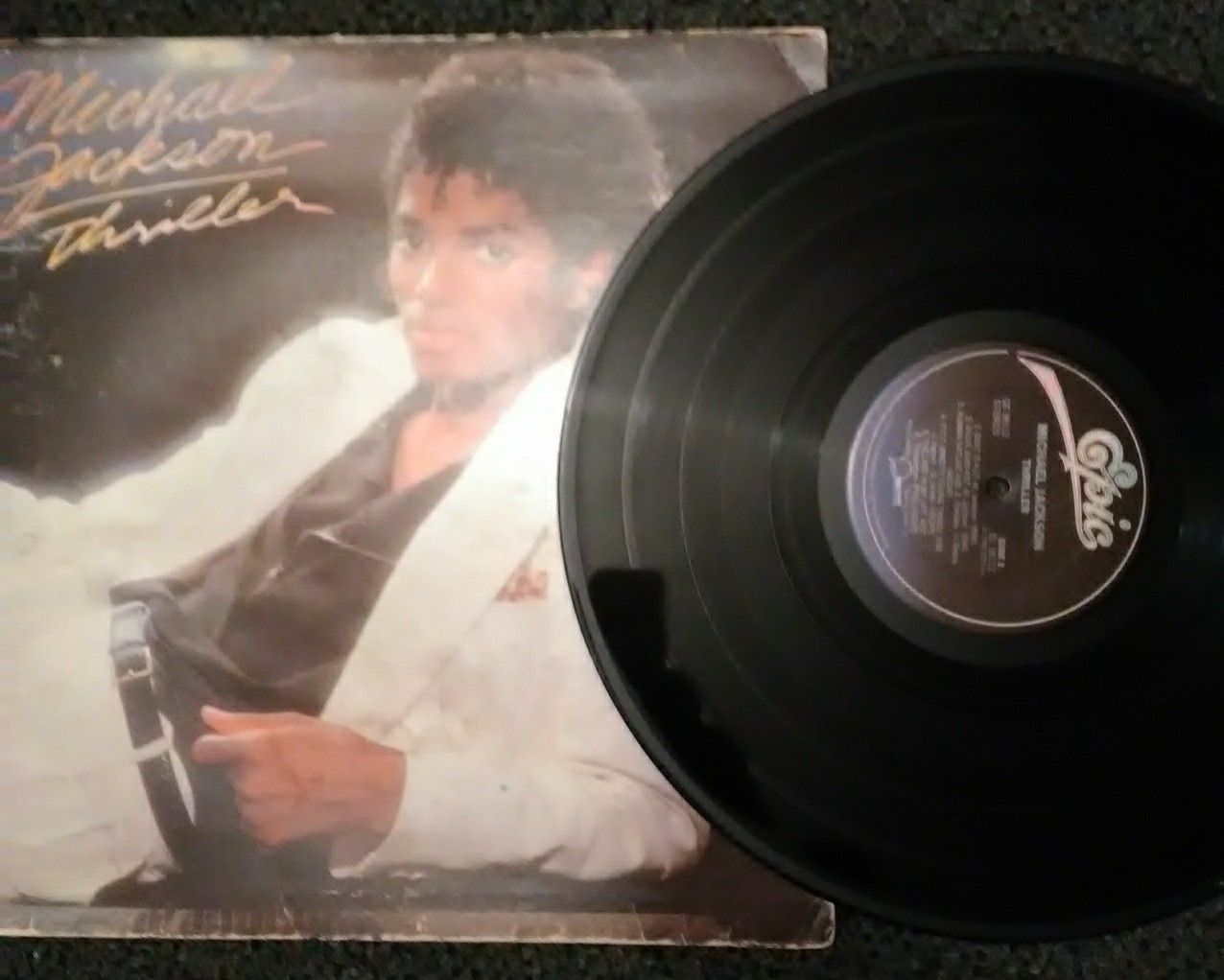 Michael Jackson Thriller Album Record Vinyl