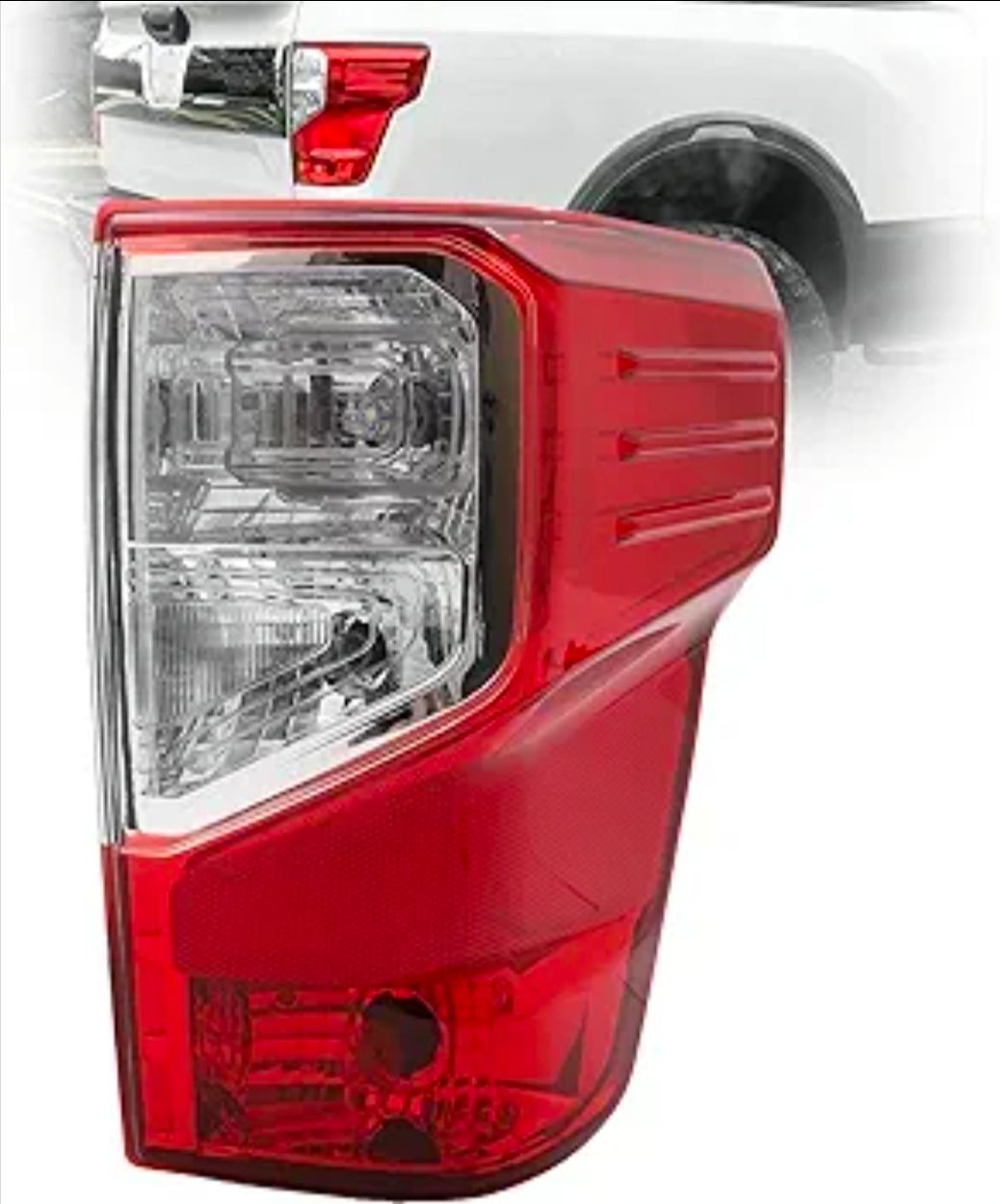 Tail Light Assembly Compatible with 2016-2023 Nissan Titan and Titan XD Passanger Side Rear Right Lights Brake Lamp (With Bulbs) Replace for 26550-EZ2