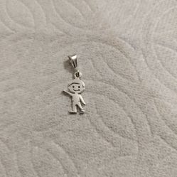 Boy Pendant Sterling Silver 
