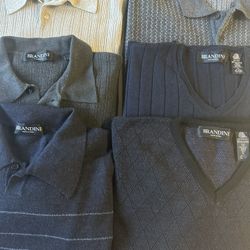 Brandini Men’s XL Sweaters Like  New, Various Colors