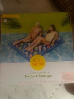 Inflatable pocket lounge