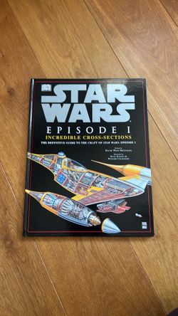 Star Wars Collectors Book Cross Section Episode 1 Adult Adolescent Children’s Kids School Reading Paperback Hardcover