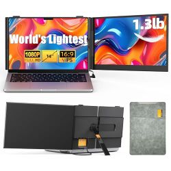 14" Laptop Screen Extender FHD 1080P Ultra Thin Portable Monitor USB-C HDMI