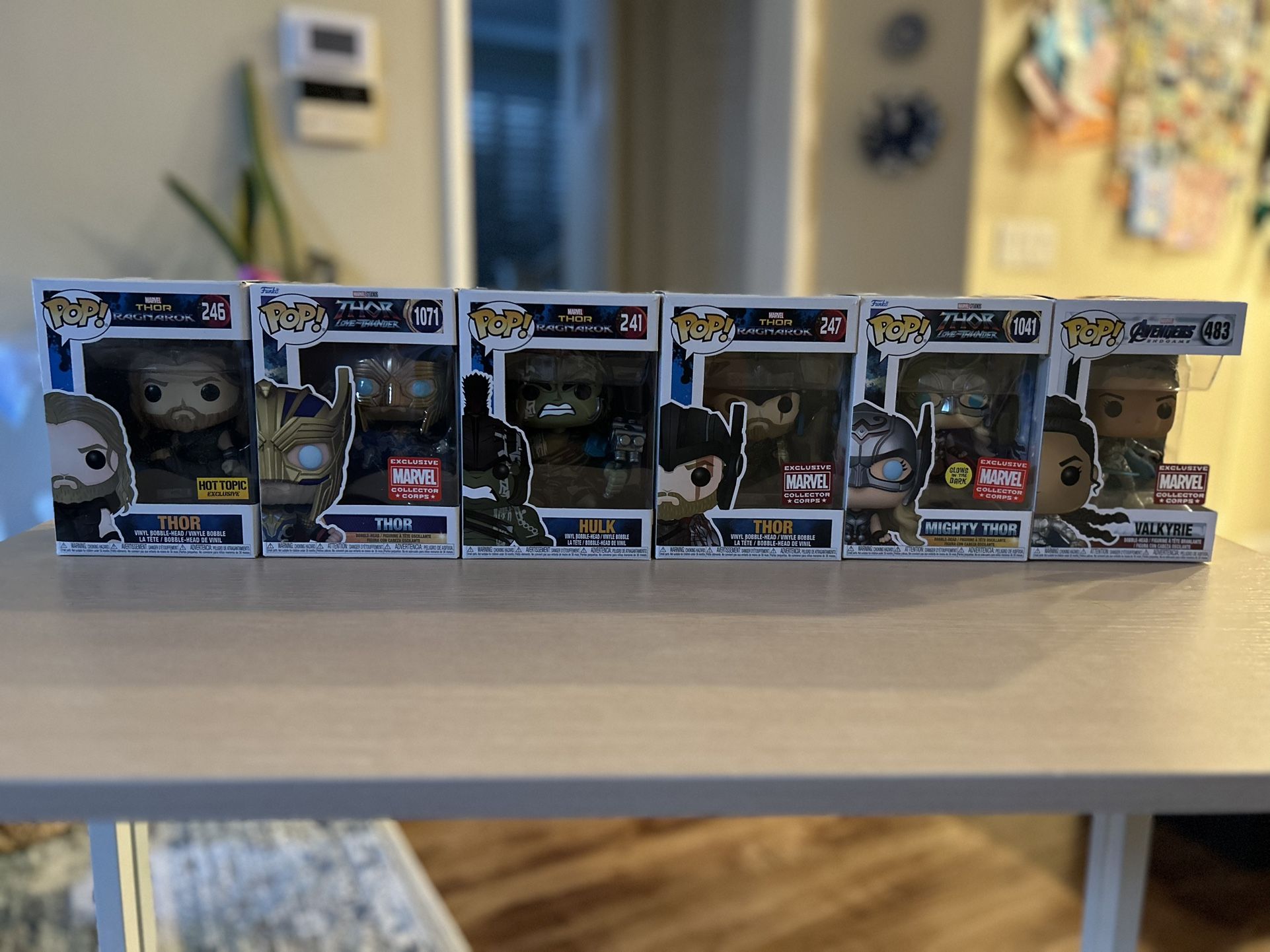 Funko Pop Thor Character Lot