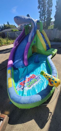 Shark water slide!