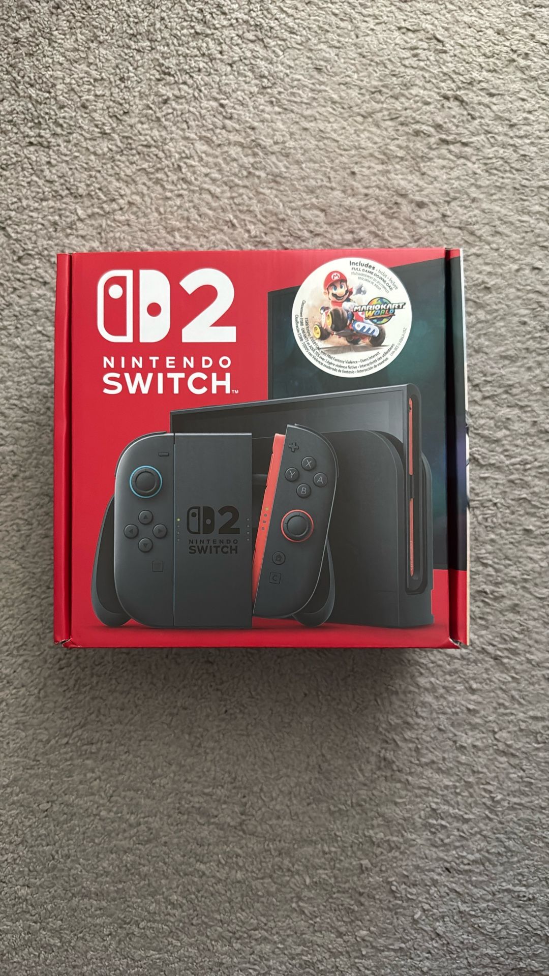 Nintendo Switch 2 Console Mario Kart World Bundle SEALED
