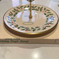 Vintage Lenox Holiday Serving Plate