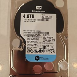 WD 4TB Hard Drive 