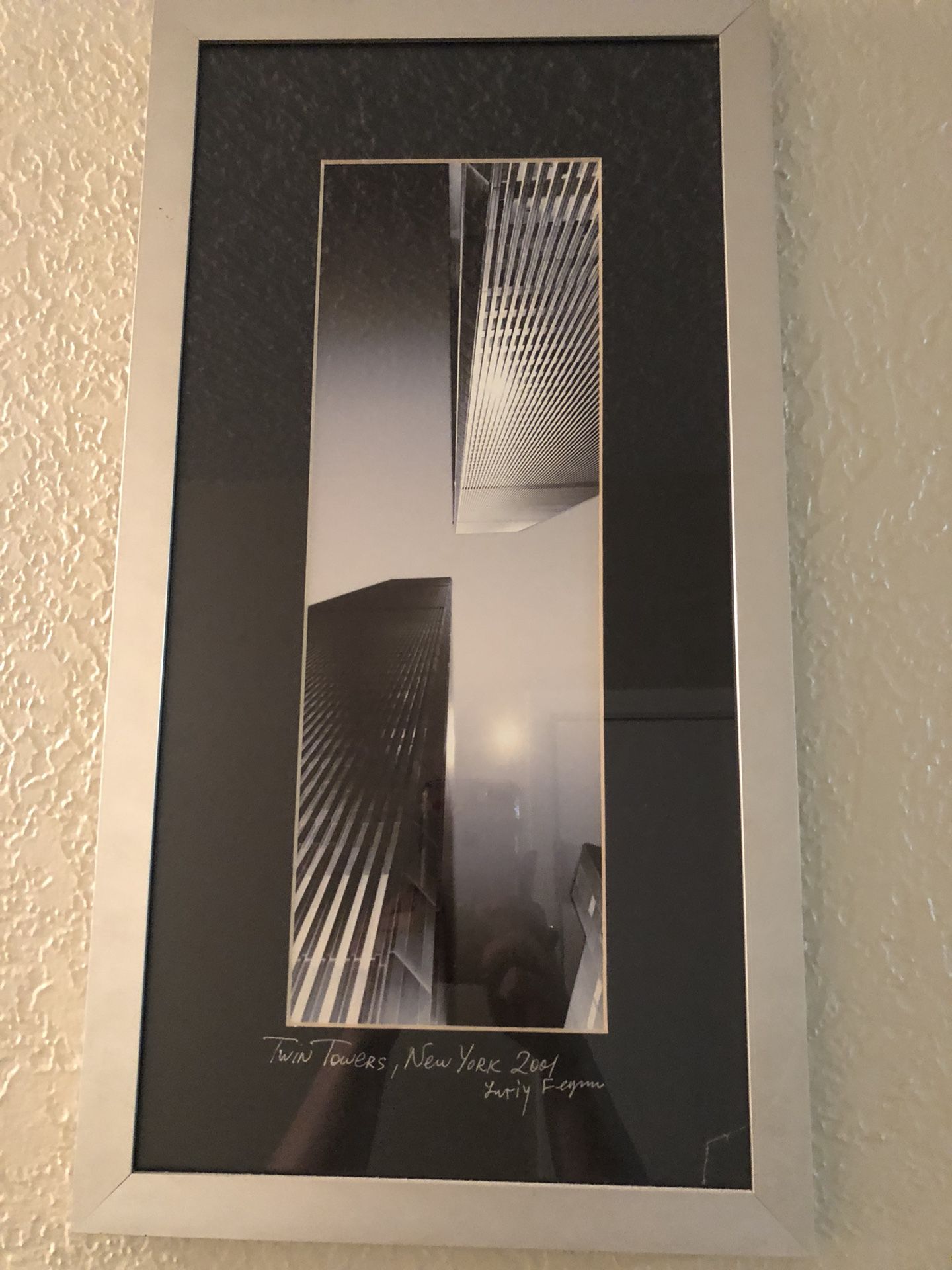 Original Twin Towers Photograph