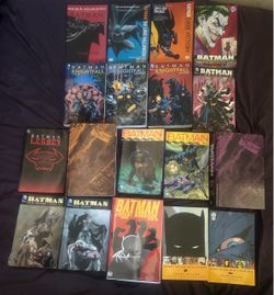 Batman graphic novel comic trade paperback omnibus lot