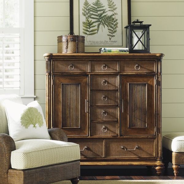 New! Tommy Bahama 9 Drawer Solid Wood Combo Dresser In The Box 