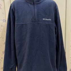 Mens Columbia Full Zip Fleece Jacket Size Large