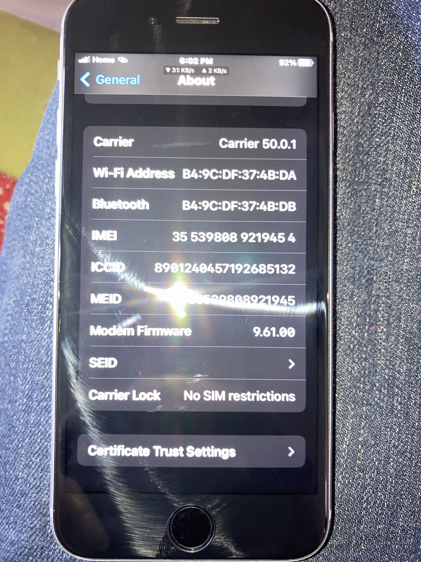 New iPhone 6s 64gb Unlocked Space Gray