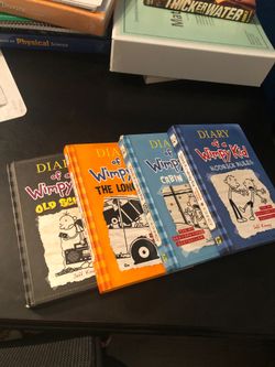 Diary of a wimpy kid books.
