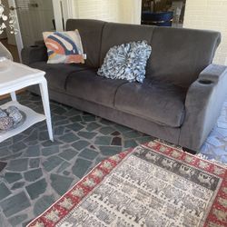 Dark Gray Sleeper Sofa 