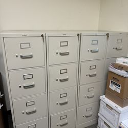 Hon Four Draw File Cabinets - FREE 