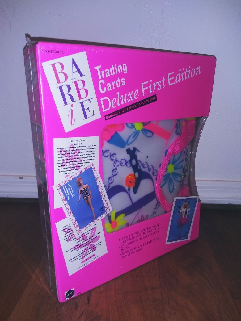 (New) 1990 Barbie Trading cards " Deluxe First Edition"
