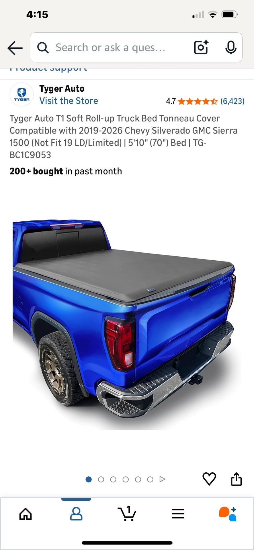 Chevy Silverado new bed cover