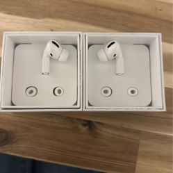 Left and Right AirPods Pro