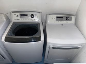 LG washer and electric dryer 5.0/7.4 cuft