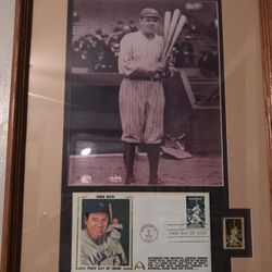 USPS COMMEMORATIVE BABE RUTH POSTAL STAMP