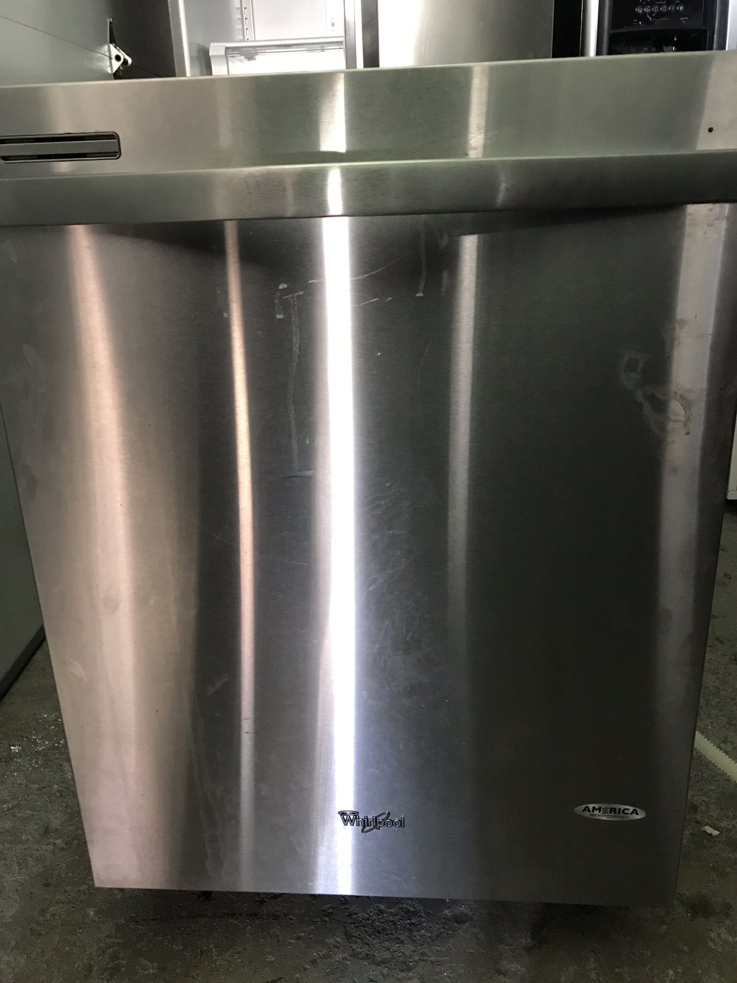 Like New-whirlpool stainless dishwasher $200