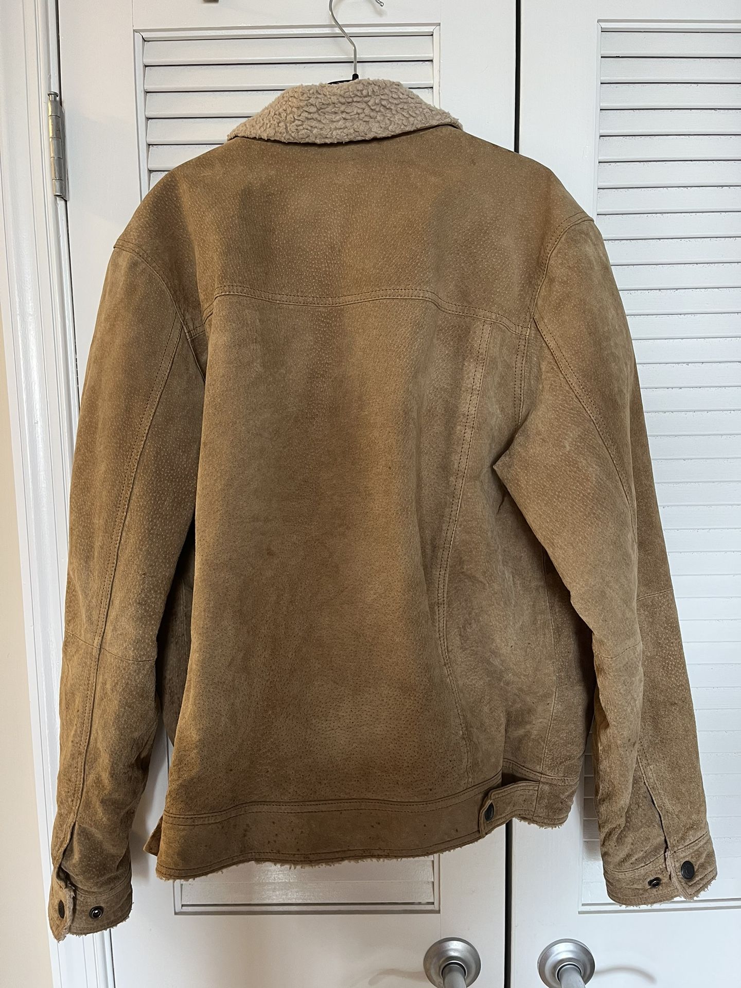 Aeropostale vintage Leather Jacket size M Cleaned And Washed Kept In