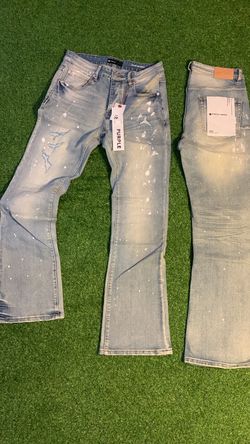 Purple Flared Jeans