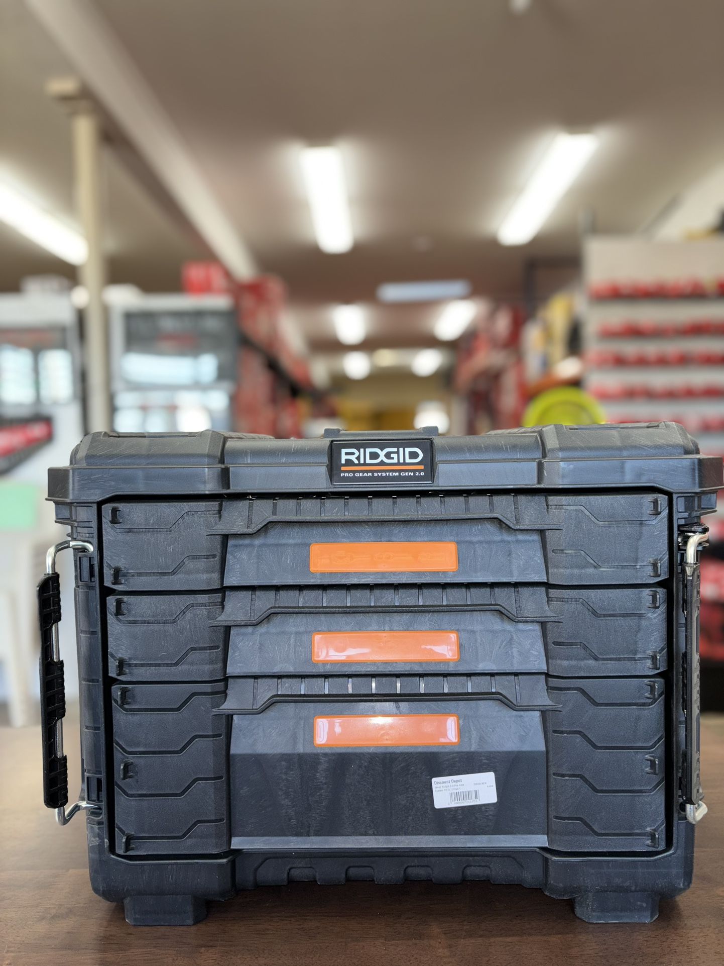 RIDGID 2.0 Pro Gear System 22 in. 2 Plus 1 Drawers Modular Tool Box Storage