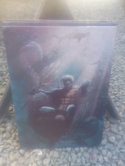 Aqua Man  DC Comics Official print on metal 45cm x 32cm "Displate"