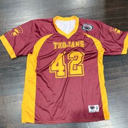 FNL Trojans #42 Football Jersey Adult size medium