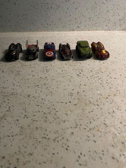 Marvel Superhero Die-Cast Toy Cars Set of 6